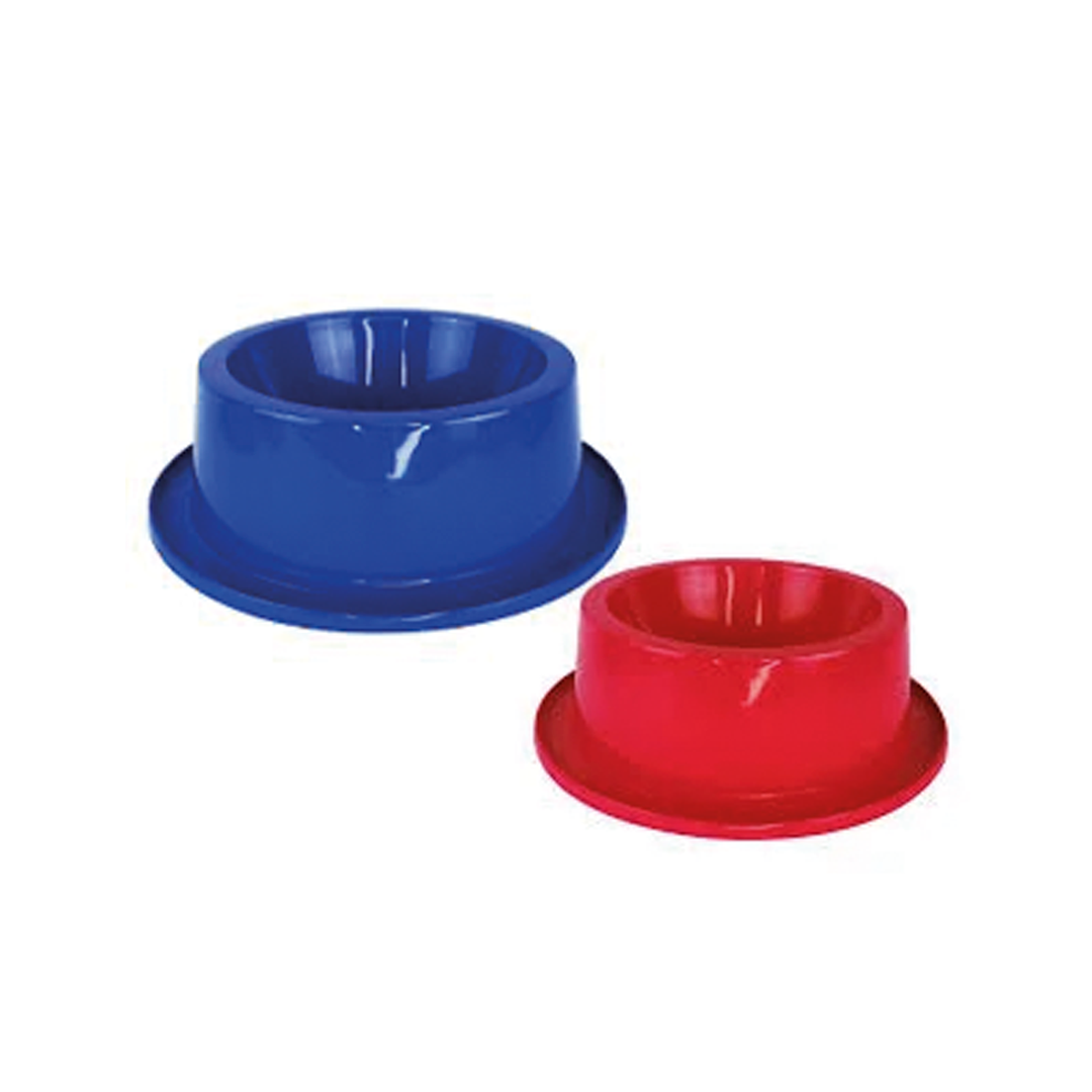 Comedouro Plast Clas (VERMELHO/AZUL) 300ML