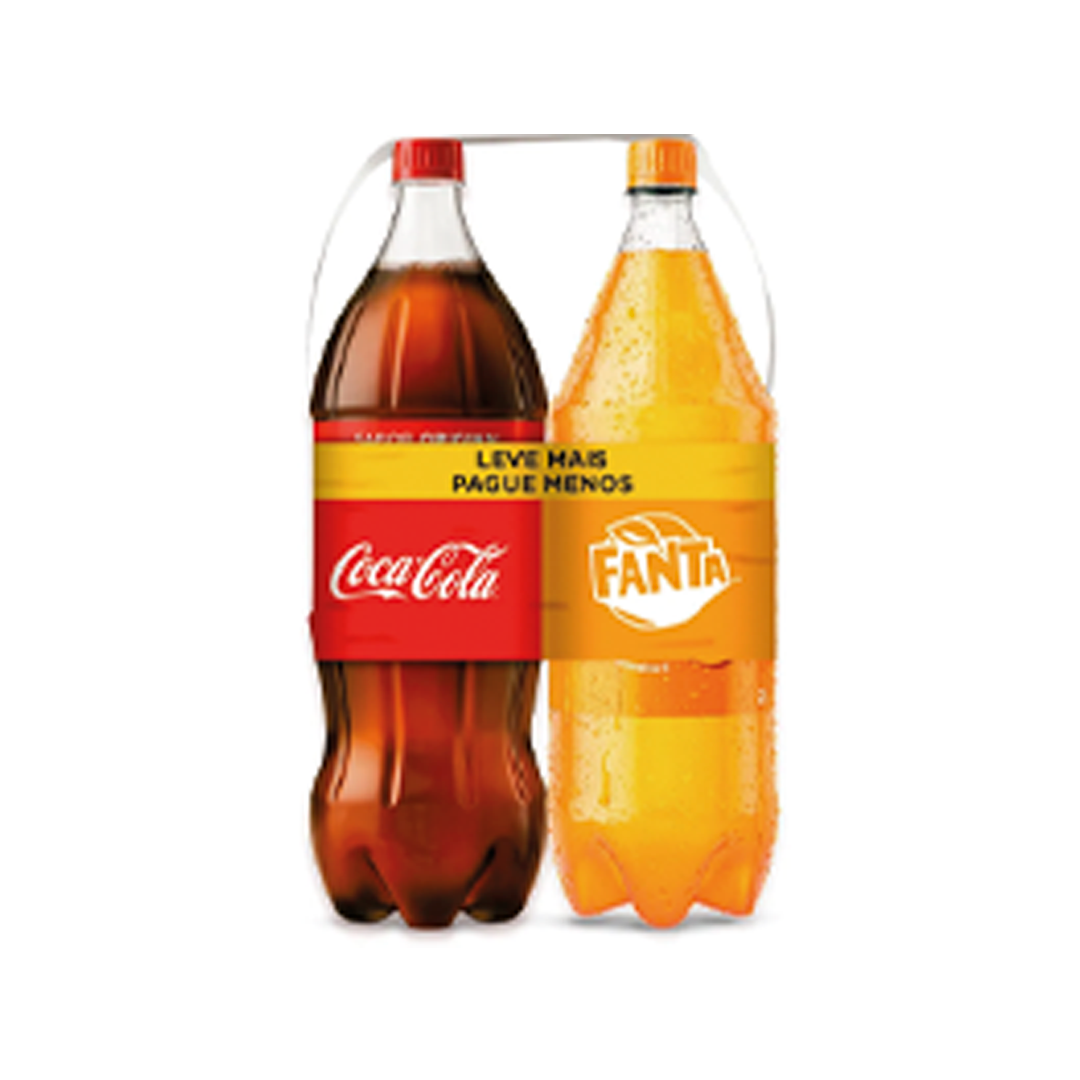 Refri Coca Cola+Fanta 2L Pack 2UN