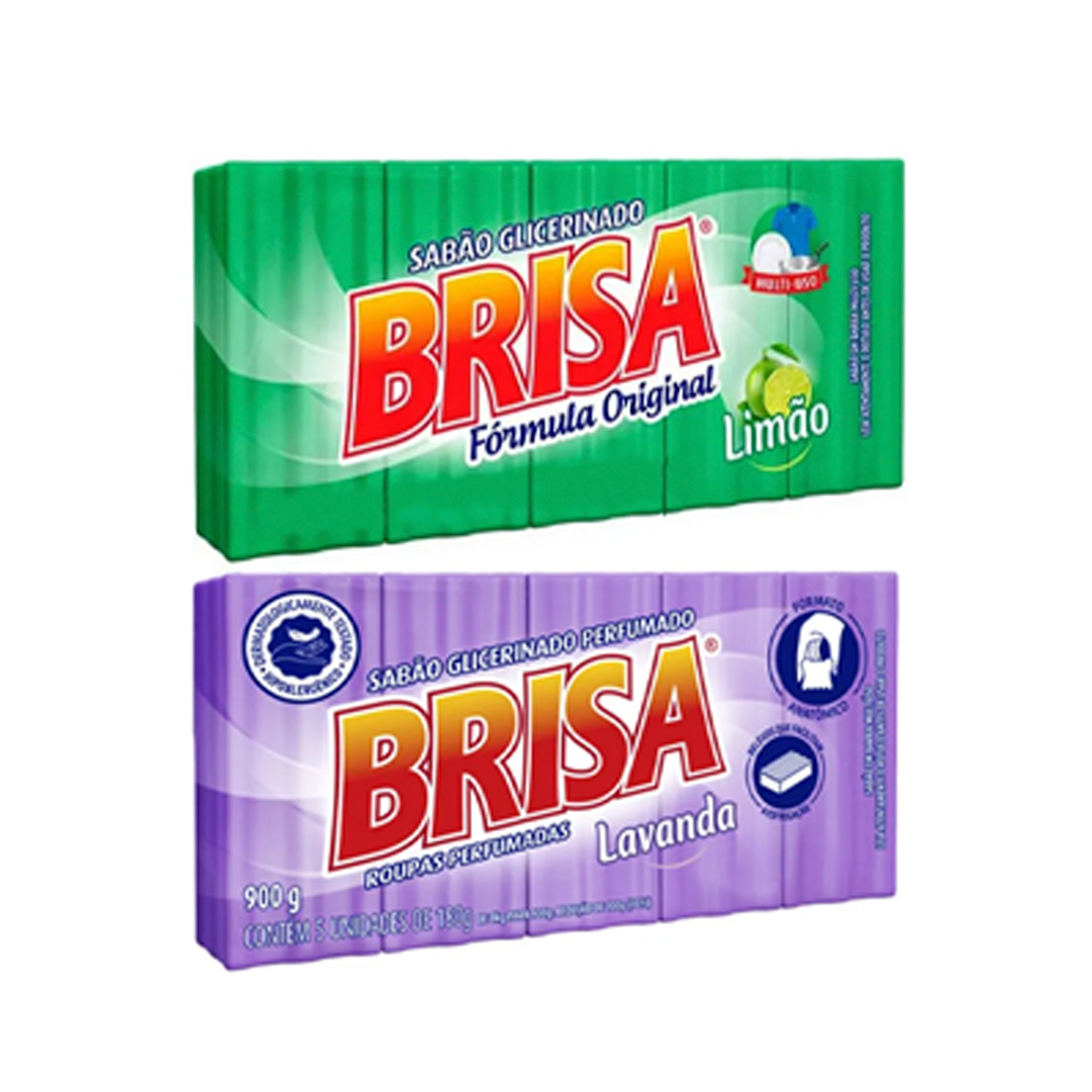 Sabao Barra Brisa 5X180G (FRAGRÂNCIAS)